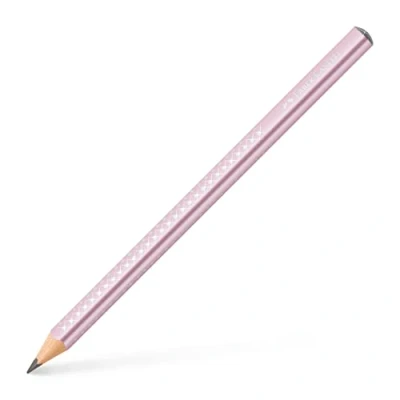 Imagen de Faber Castell 111661. Lápiz grafito Jumbo Sparkle. Rosa metálico