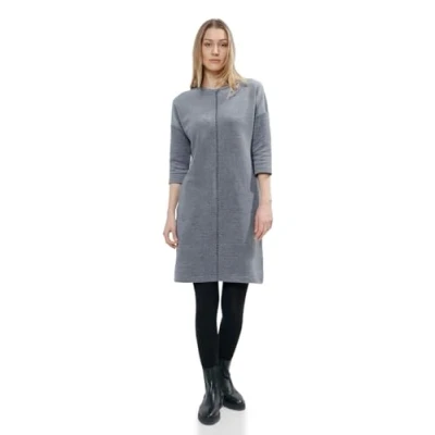 Imagen de CECIL Vestido de Punto Rayas Finas, Universal Blue, L para Mujer