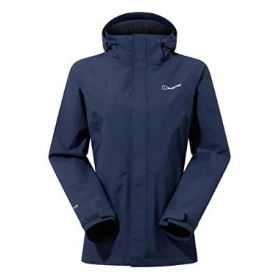 Imagen de Berghaus Chaqueta Impermeable de Gore Tex Hillwalker Interactive Mujer, Dusk/Bléiser Azul Marino 3XL