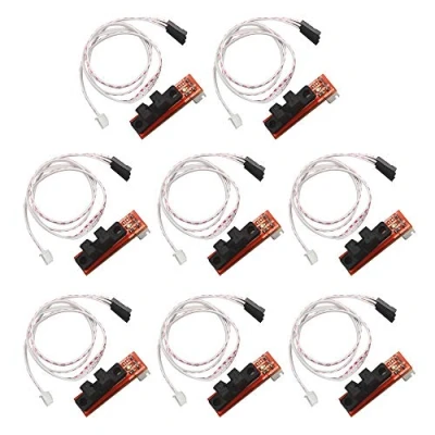 Imagen de GTIWUNG 8Pcs Módulo De Interruptor Límite final carrera mecánico, óptico Mecánico Compatible Con La Impresora 3D RepRap RAMPAS 1.4