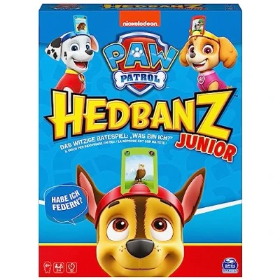 Imagen de Spin Master Games Hedbanz Junior Paw Patrol, el Divertido Juego de adivinanzas para 2 4 Jugadores a Partir años, con Reglas simplificadas los más jóvenes Amantes del Pelaje