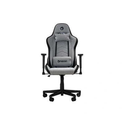 Imagen de Silla gaming Nacon CH 675, 3D (ajustable en altura, anchura y profundidad), Hasta 120 kg, Iluminación RGB, Gris multicolor
