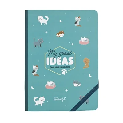 Imagen de Mr. Wonderful Cuaderno Mis buenas ideas (y un poco de amor felino)