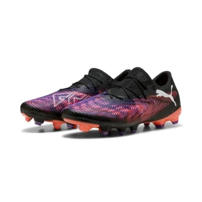 Imagen de Puma Future 8 Match LOW FG/AG Botas de fútbol con tacos, Hombre, Talla: 44.5, Black/white/glowing red Zapatos