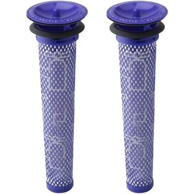 Imagen de Paquete de 2 prefiltros repuesto para Dyson DC58, DC59, V6, V7, V8. Sustituye a la pieza # 965661 01. filtros