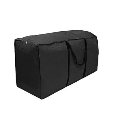 Imagen de Qikam Bolsa de Cojines para Muebles Exterior, Almacenamiento con asa y Cremallera, cojín Funda Impermeable Grande Patio