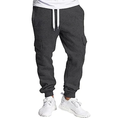 Imagen de Southpole Active Basic Jogger Pantalones de Forro Polar chándal, Carbón Brezo, XL para Hombre
