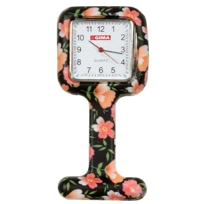 Imagen de Gima Reloj de Enfermería Silicona, Esfera Cuadrada, Estampado Leopardo