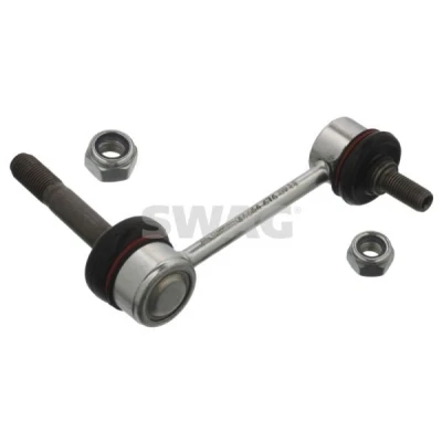 Imagen de SWAG 81 93 4664 Bieleta de suspensión Eje delantero, izquierda, derecha 106,5 M12 x 1,25, M10 1,25 con tuerca autofijadora Acero