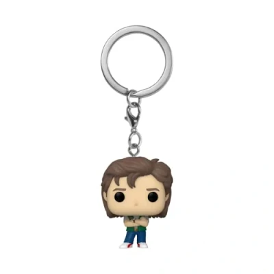 Imagen de Funko Pop! Keychain: Stranger Things Steve Harrington Minifigura de Vinilo Coleccionable Llavero Original Relleno Calcetines Idea Regalo Mercancia Oficial TV Fans