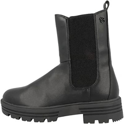 Imagen de s.Oliver 5 25411 39, Botas Estilo Chelsea Mujer, Negro Uni, 39 EU