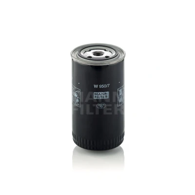 Imagen de MANN FILTER W 950/7 Filtro de aceite 3/4 16 UNF con válvula bloqueo retorno enroscable VOLKSWAGEN: LT 28 35 I Furgón, NISSAN: ATLEON, ECO T