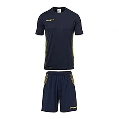 Imagen de Uhlsport Score KA Equipaciones Completas, Hombre, Azul Marino/Amarillo Flúor, XXL
