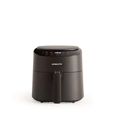 Imagen de CREATE/FRYER AIR PRO COMPACT/Freidora de aire Sin aceite 3,5 L Negro / 8 Programas, Pantalla visión angular, aceites ni grasas, Sistema circulacion 360º, 1300W