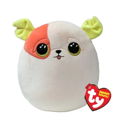 Imagen de TY Parche de Perro Squish a Boo 10 Pulgadas Gorros Blandos para niños, Juguetes Suaves bebés Peluche Oso Acogedor y Coleccionable