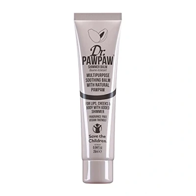Imagen de Dr. Pawpaw Bálsamo multiusos sin fragancia, para labios, piel, cabello, cutículas, uñas y acabado de belleza 25 ml (brillo, 1 paquete)