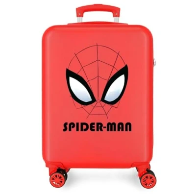 Imagen de Joumma Marvel Spiderman Authentic Maleta de Cabina Rojo 38x55x20 cms Rígida ABS Cierre combinación Lateral 35L 2 kgs 4 Ruedas Dobles Equipaje Mano