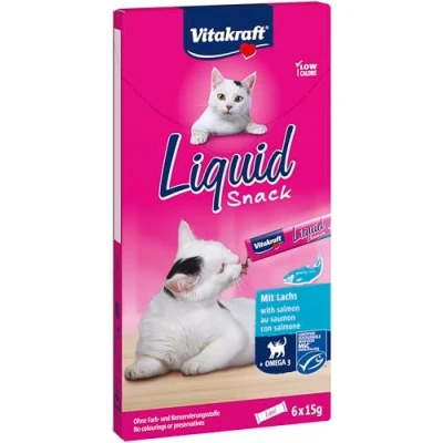 Imagen de Vitakraft Snack Líquido para Gatos, 6 x 15g