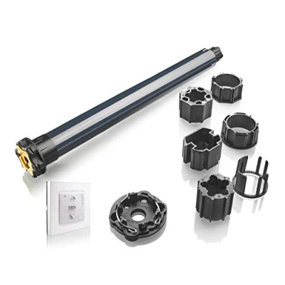 Imagen de Somfy 1240388 Motor Radio RTS de remplazo para persiana 10nm, persianas, Octagonal 60mm, Incluye Mando a Distancia