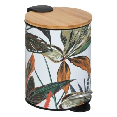 Imagen de 5five Papelera metálica Soft Close 3l Palawan Multicolor