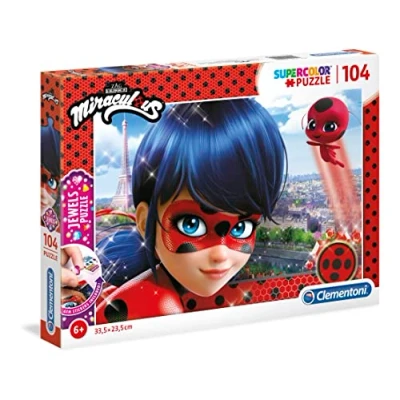 Imagen de Clementoni 133427 Miraculous: Tales of Ladybug &amp; Cat Noir Juego, Multicolor (SD Toys 133427)
