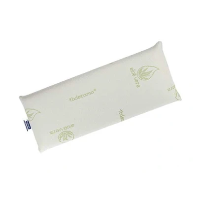 Imagen de Todocama Almohada viscoelástica, núcleo Compacto. Doble Funda con Cremallera. Tejido Aloe Vera Plus. Termorregulable adaptabilidad al Cuello. (135 cm)