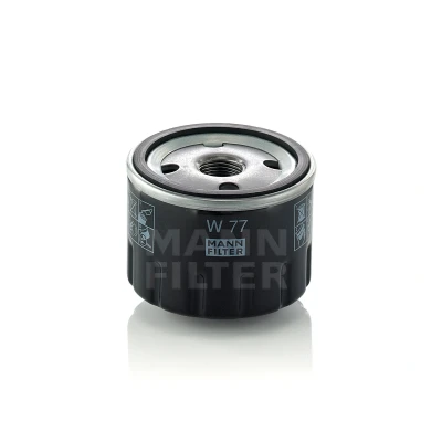 Imagen de MANN FILTER W 77 Filtro de aceite 3/4 16 UNF con válvula bloqueo retorno enroscable RENAULT: 12 Berlina, 5 Hatchback, 4 Familiar