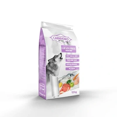 Imagen de CARNIVORO Grain Free Ternera 12 Kg Comida Perros Todas Las Razas y tamaños sin Cereales