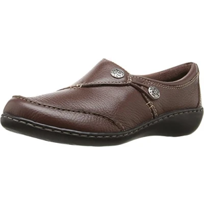 Imagen de Clarks Carril, Mocasín Mujer, Rojo Redwood, 38 EU Ancho