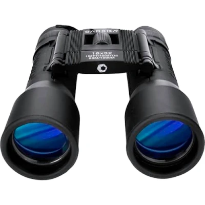 Imagen de BARSKA Lucid Binoculares compactos de 16 x 32 (Negro)