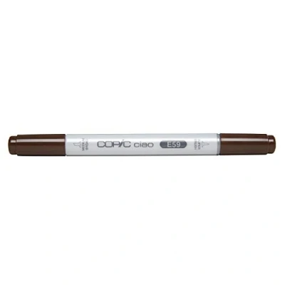 Imagen de COPIC Ciao Marcador Gráfico de Doble Punta, Marrón (Walnut), 1.4 ml