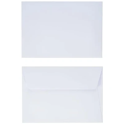 Imagen de Clairefontaine 5436C Un Paquet de 20 Enveloppes Pollen Format C6 (11,4x16,2cm) 120g Auto Adhésives Blanc