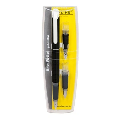 Imagen de Online Schreibgeräte 12081 Set plumas de caligrafía, color negro
