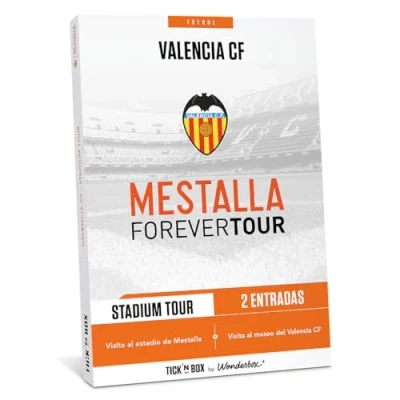 Imagen de Tick&amp;Box Caja Regalo Valencia CF Museo + Tour 2 entradas para una Visita al Estadio de Mestalla del C Idea Original Supporters