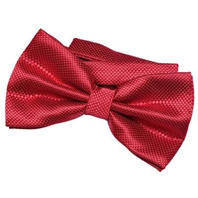 Imagen de DonDon Pajarita para hombre de 12 x 6 cm ajustable y lista usar rojo