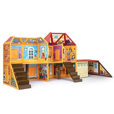 Imagen de Playmags Set di piastrelle magnetiche colorate Originali, magneti più forti Building Blocks per Bambini, creatività ed Edificio Educativo giocattoli, Stelo approvato (Casa giochi magnetica)