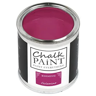 Imagen de Chalk Paint Everything® Pintura tiza Ciclamino vuelva a dar color fácilmente todo tipo de material sin lijar (750 ml)