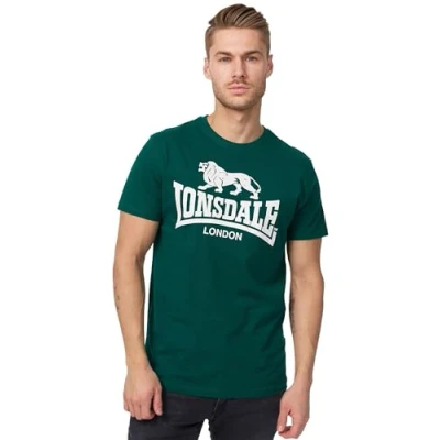Imagen de Lonsdale Camiseta estampada, Hombre, Talla: 4XL, Bottle green