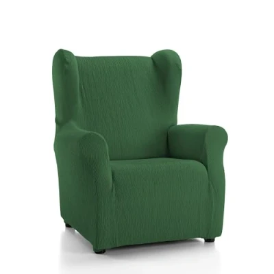 Imagen de Martina Home Modelo Emilia Funda Sillón Orejero Color Verde Botella