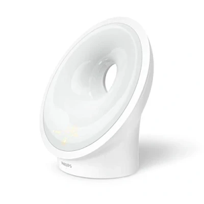 Imagen de Philips Wake up Light HF3651/01 Despertador de luz natural, múltiples luces y sonidos, medianoche radio FM, con cargador móvil, Plástico, Blanco, 12 x 19 cm, 1 kilogramo