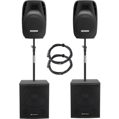 Imagen de Pronomic 218S 215A Sistema de Sonido Activo 1000 vatios