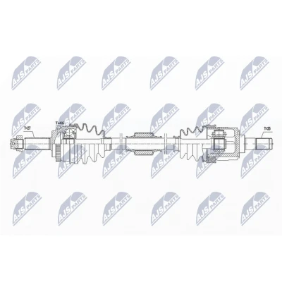 Imagen de Semi eje NTY NPW HY 579