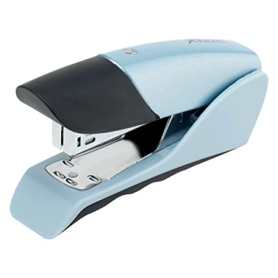 Imagen de Rexel Gazelle 2100790 Grapadora de media carga, capacidad para 25 hojas, 13.5 x 6.3 3.3 cm, color plateado y negro