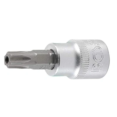 Imagen de BGS 2597 Punta de vaso entrada 10 mm (3/8&quot;) perfil en T (para Torx) con perforación T45