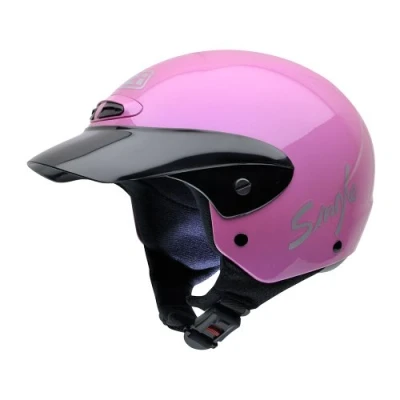 Imagen de NZI 050216G203 Single Jr Metallic Pink Casco de Moto, Rosa, Talla 52 53 (L)