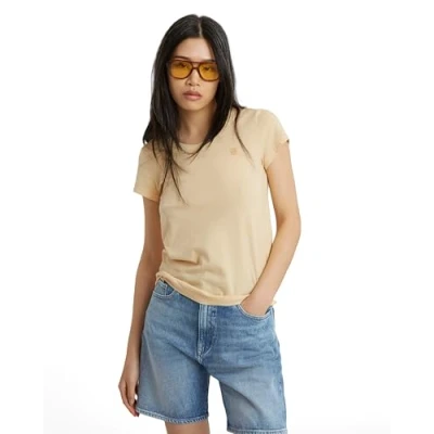 Imagen de G STAR Para Mujer Top Eyben Slim 2.0, Amarillo (Reed Yellow GD D24533 B059 G500), XS