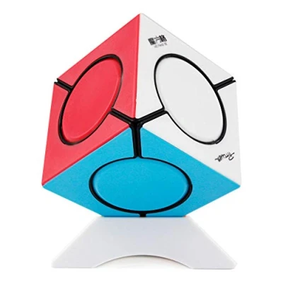 Imagen de OJIN MO Fang GE fangyuan Skewb Irregular Six Spot Cube Puzzle Mofangge con un trípode de Cubo (Sin Etiqueta)
