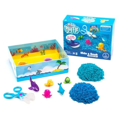 Imagen de Learning Resources Set Actividades del mar de Playfoam Pluffle para Jugar Kit Juegos en Bandeja Que ensucian, Juguete Interior el Desarrollo sensorial, 1946