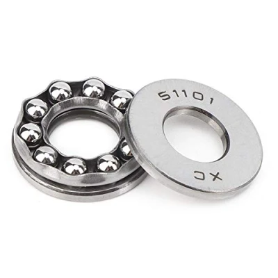 Imagen de 5 piezas 51101 rodamiento plano de acero axial bolas 2RS sello a prueba polvo bajo ruido
