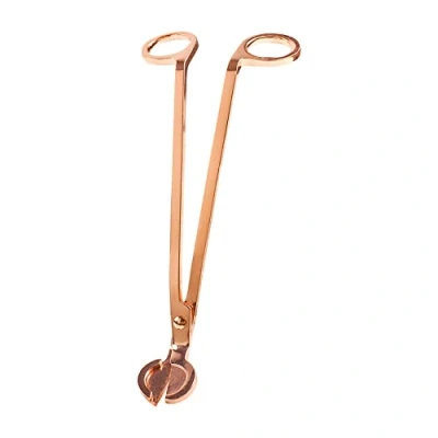 Imagen de NANAOUS cortador de mecha vela, acero inoxidable, tijeras para lámpara aceite, accesorios velas, recortadoras (oro rosa)